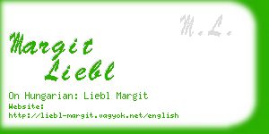 margit liebl business card